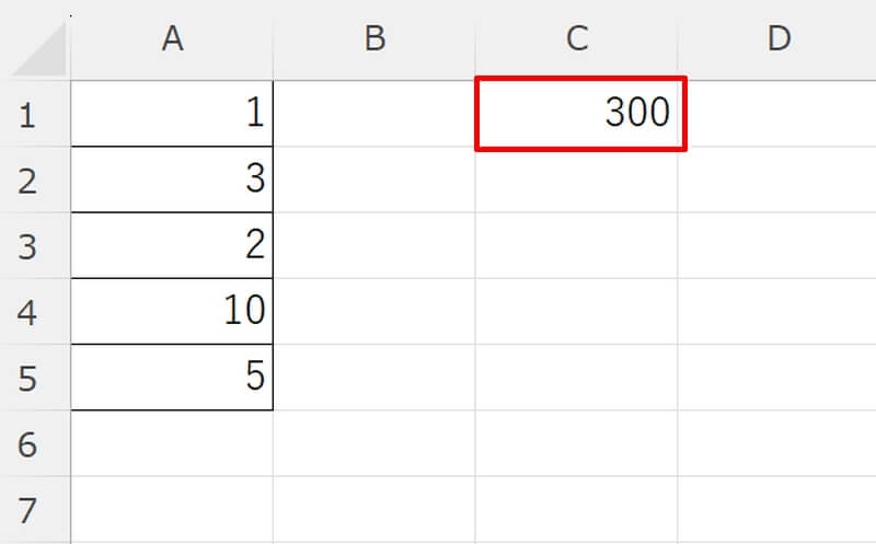 行ごとや列全体をまとめて掛け算する方法