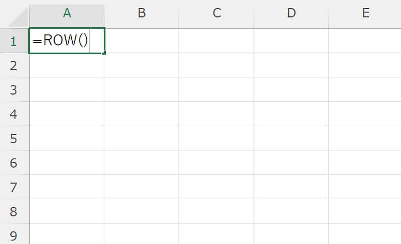 ROW関数