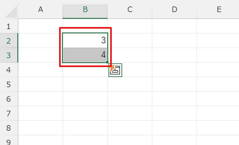 エクセルで数字を1ずつ増やす