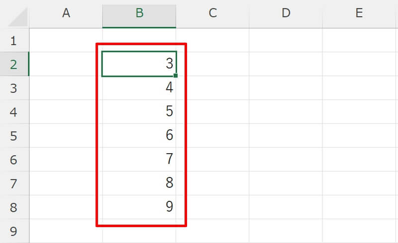 エクセルで数字を1ずつ増やす