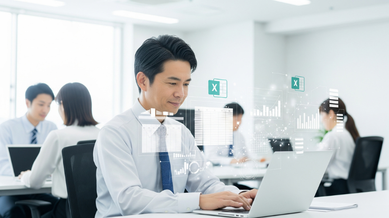 エクセル時短と仕事効率化でDX推進を加速させる方法